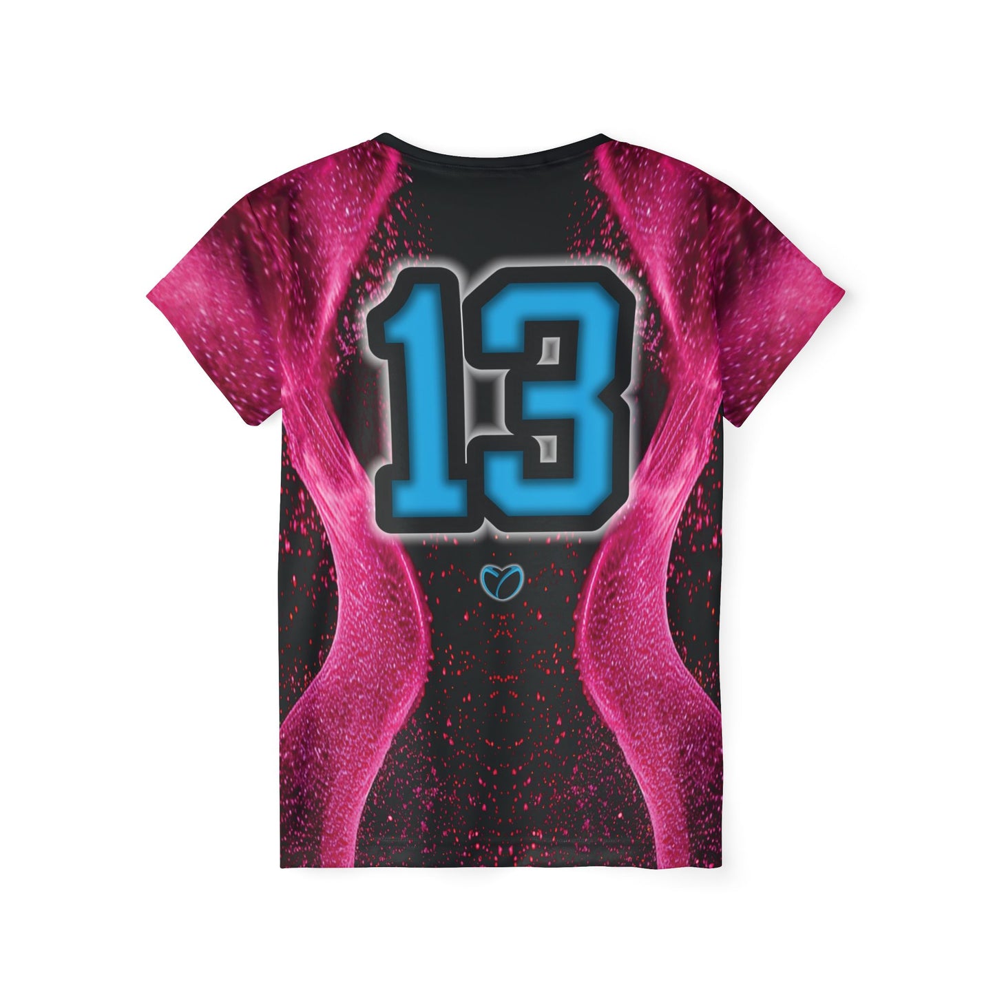 Glow Up Jersey - Pink + Cyan #13