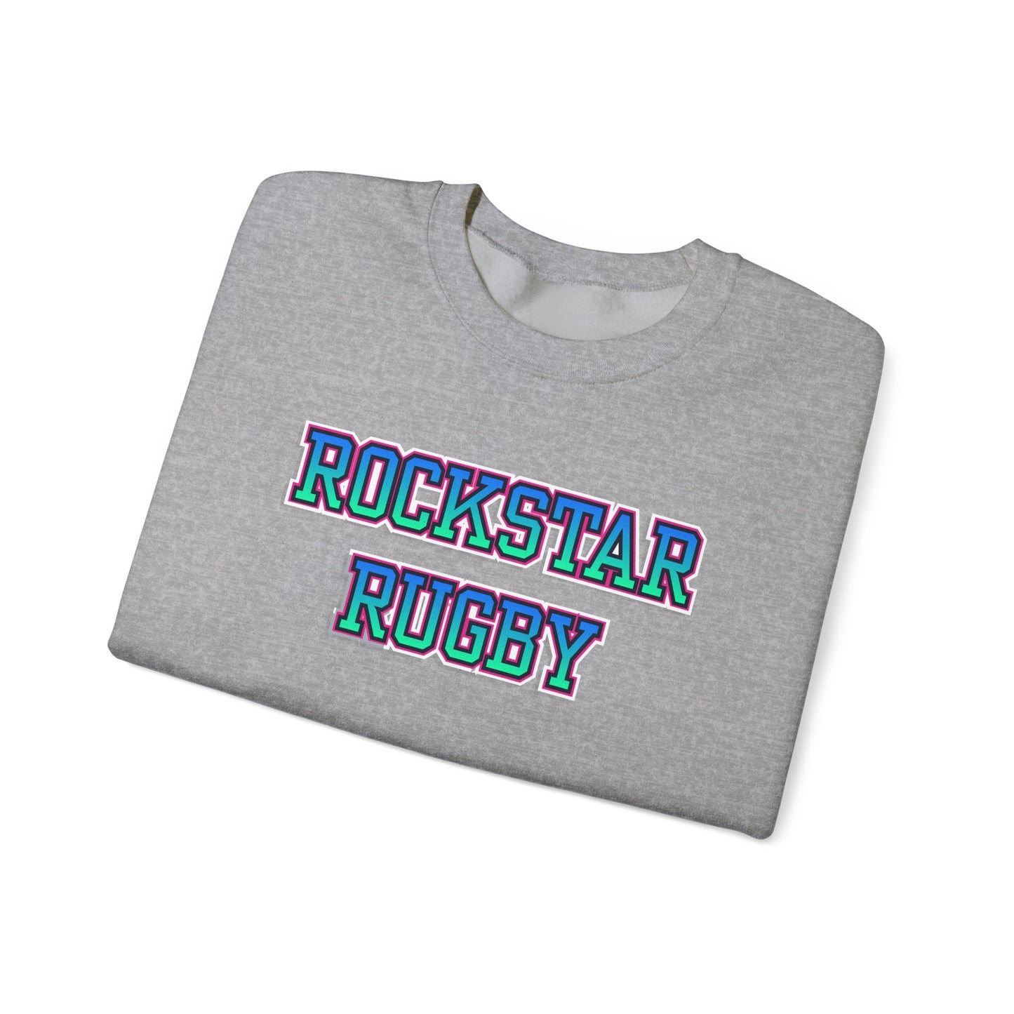 Rockstar Rugby Cool Ombre Crewneck Sweatshirt