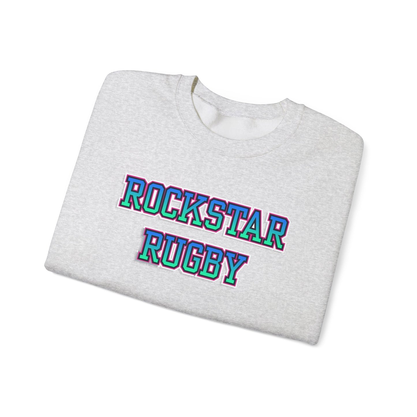 Rockstar Rugby Cool Ombre Crewneck Sweatshirt