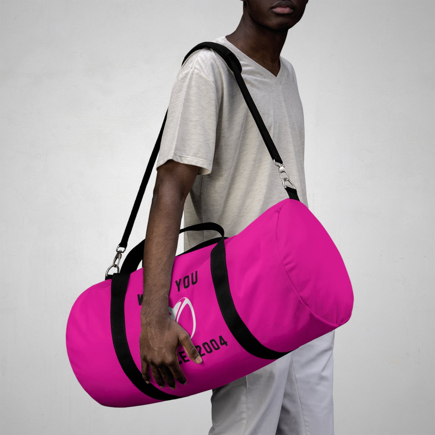 Rockstar Rugby Basic Pink Duffel Bag