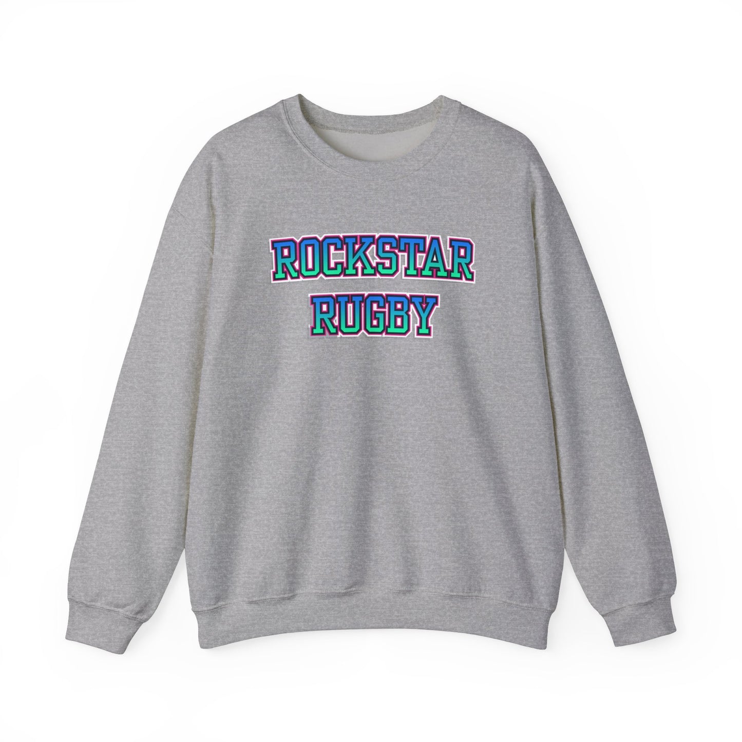 Rockstar Rugby Cool Ombre Crewneck Sweatshirt