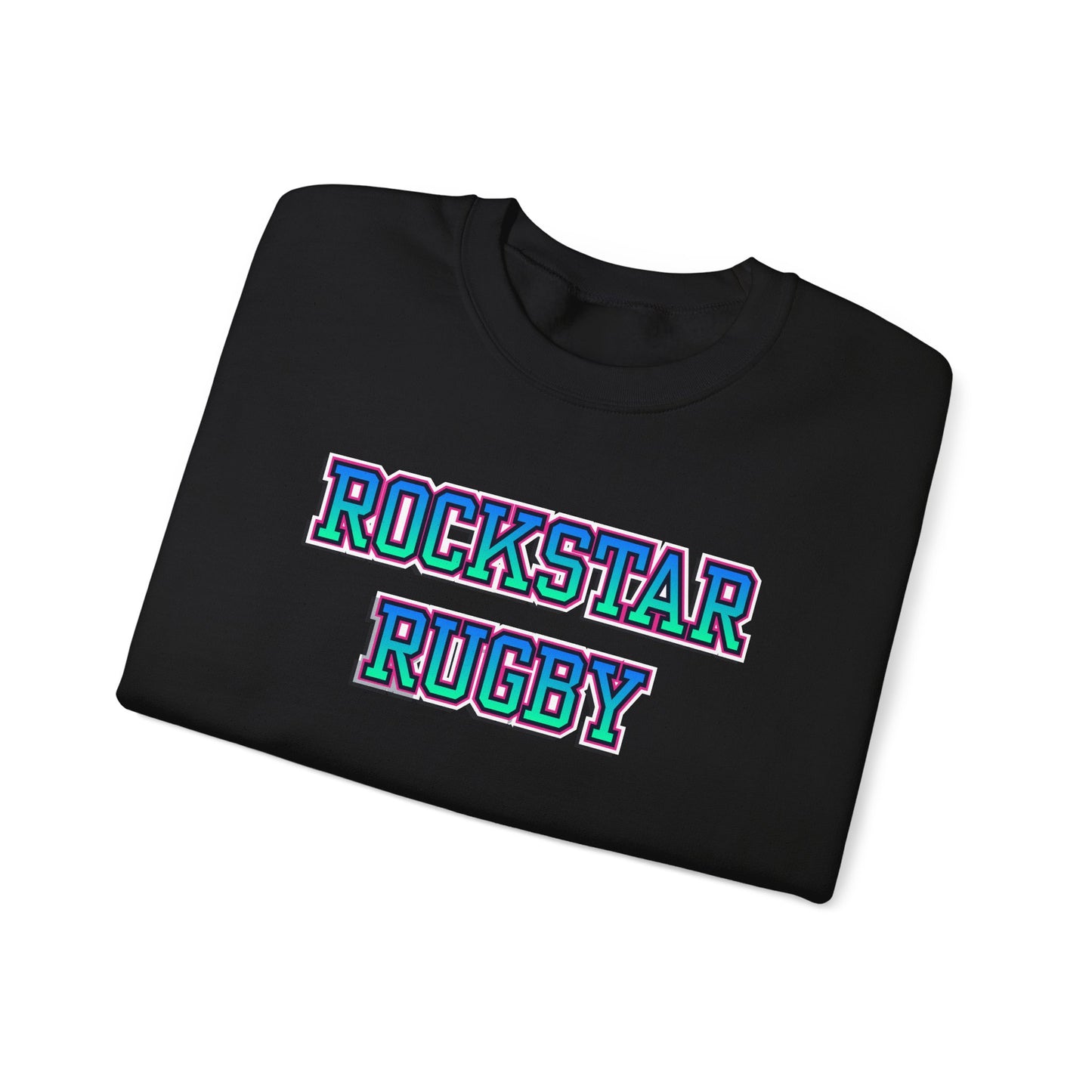 Rockstar Rugby Cool Ombre Crewneck Sweatshirt