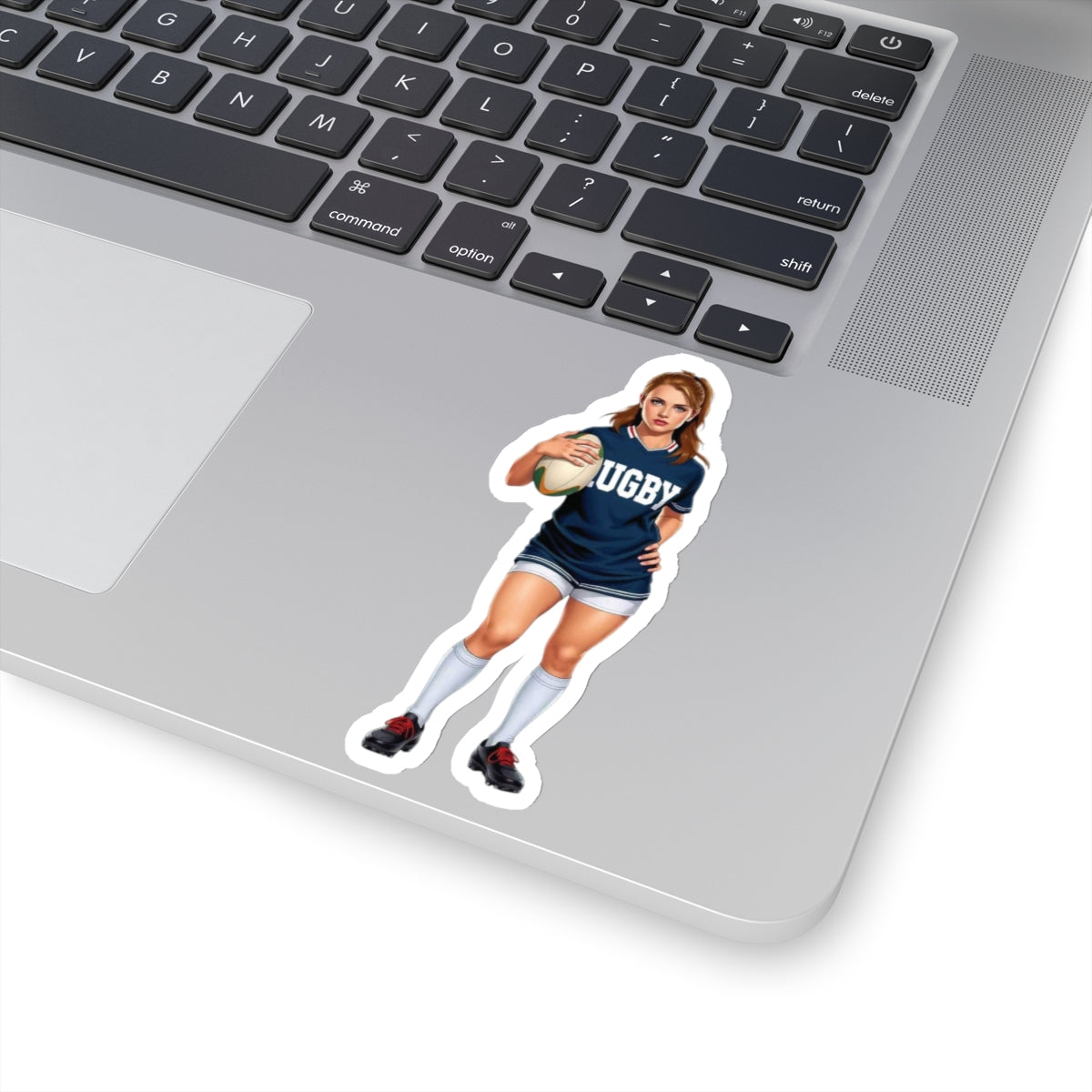 Rugby Girl Kiss-Cut Sticker