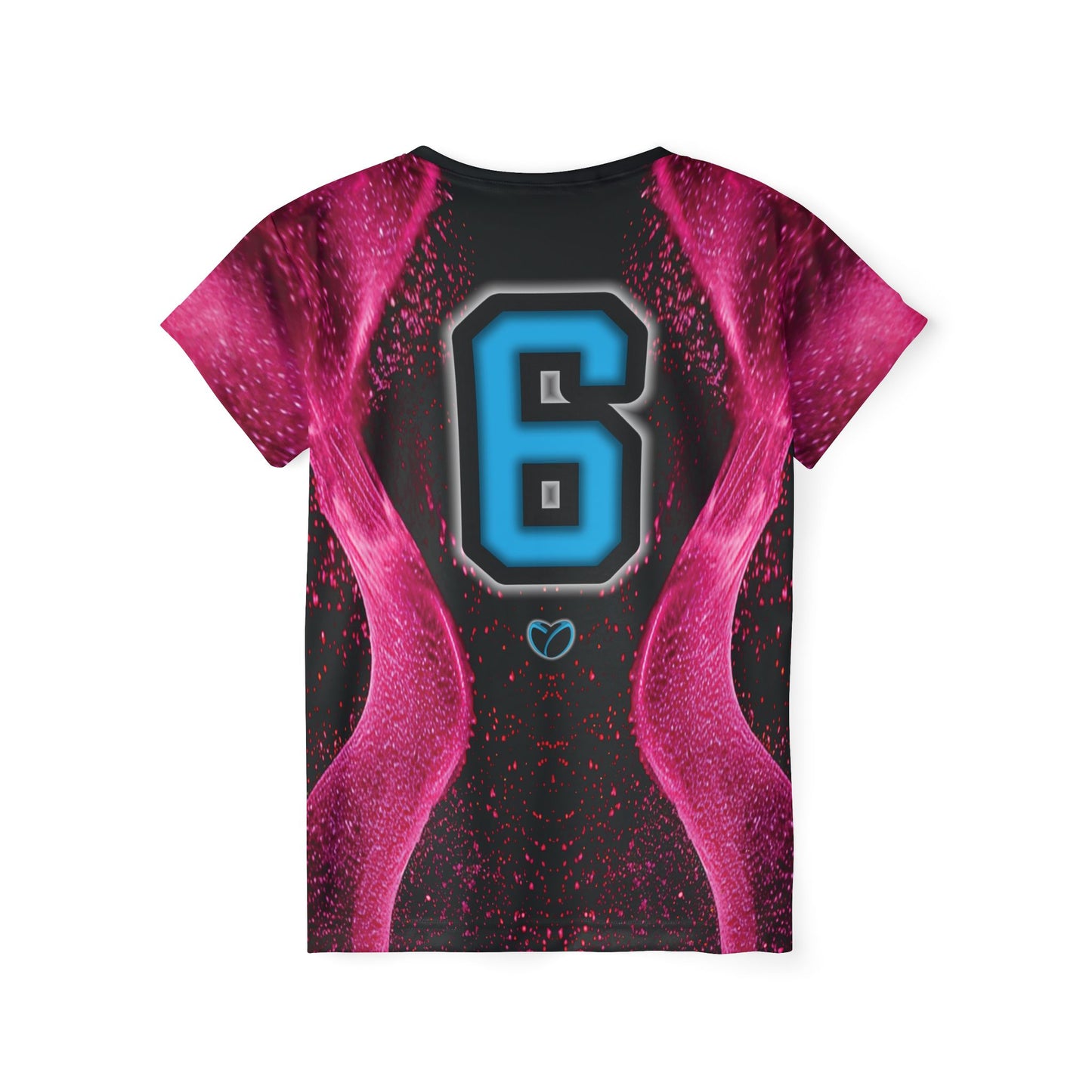Glow Up Jersey - Pink + Cyan #6