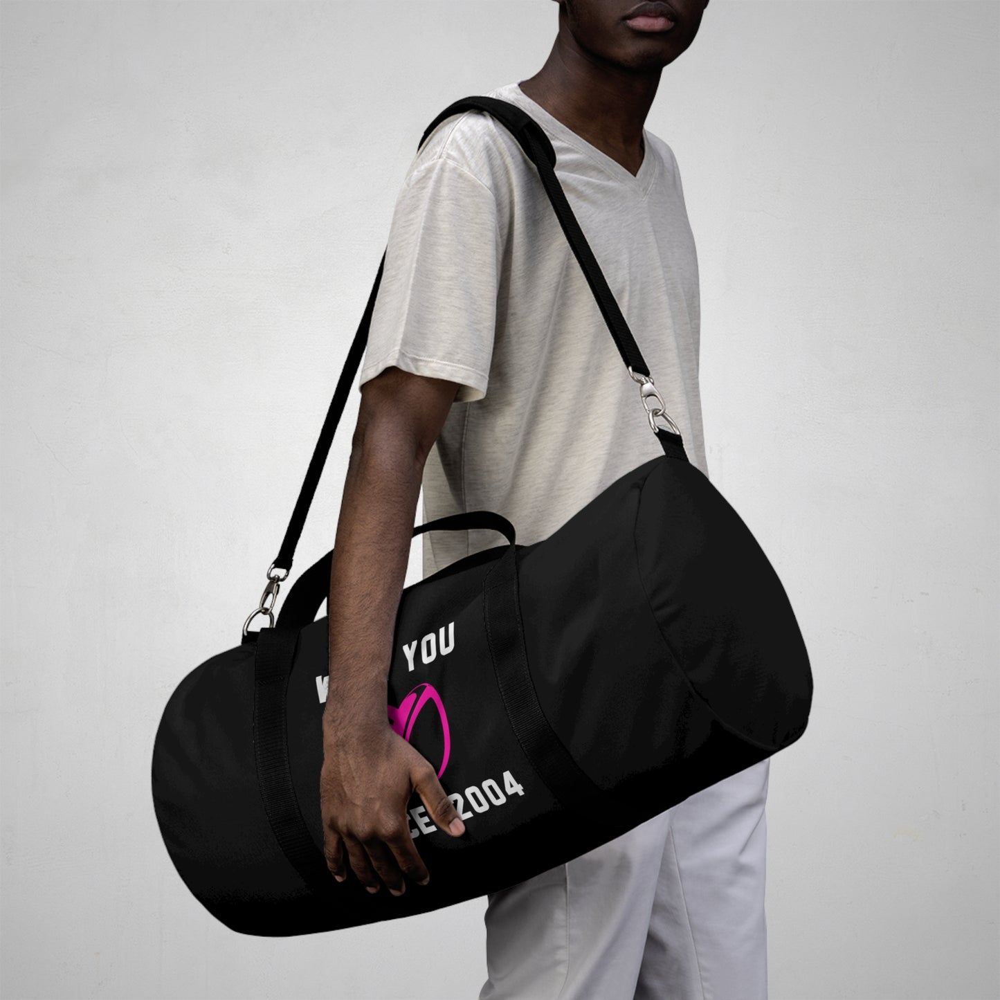 Rockstar Rugby Basic Black Duffel Bag