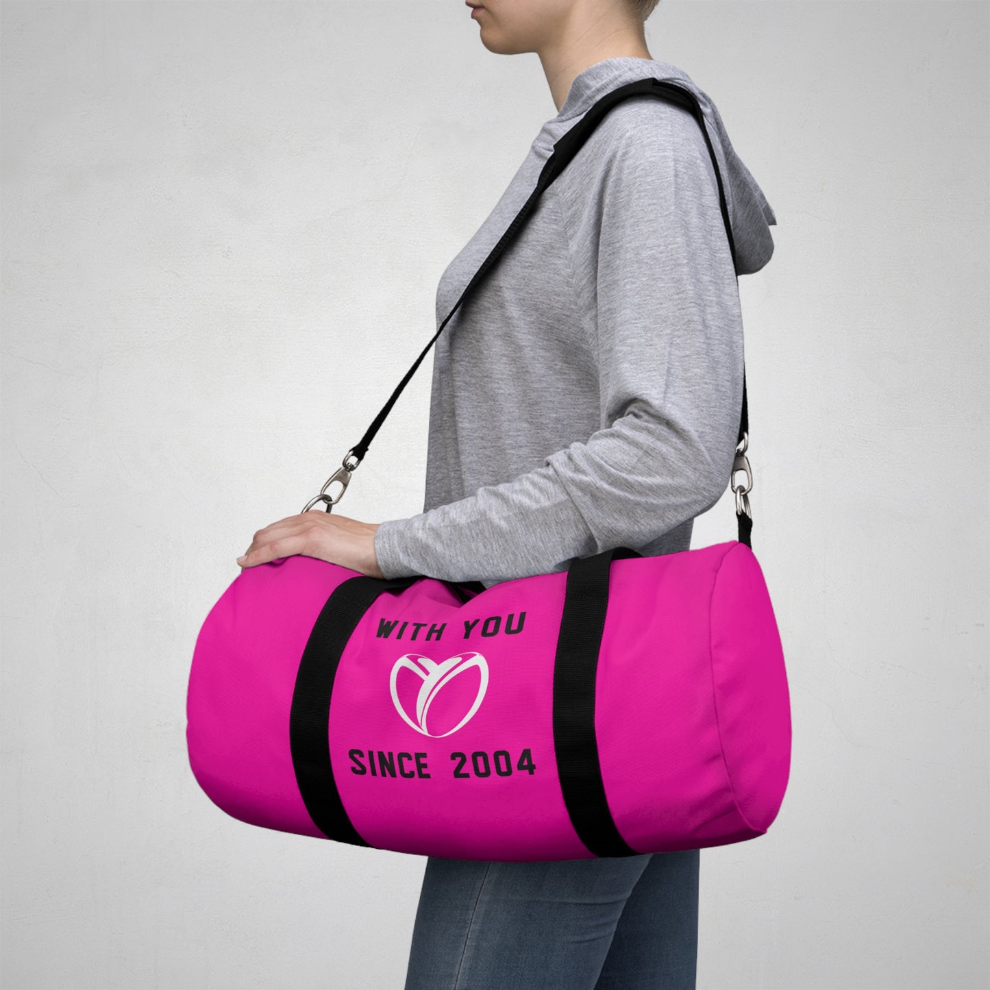 Rockstar Rugby Basic Pink Duffel Bag