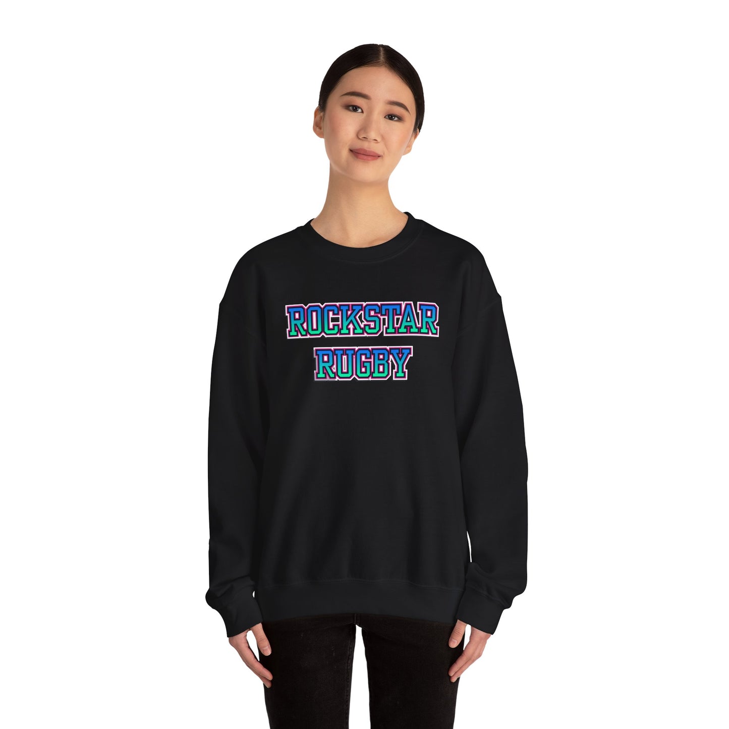 Rockstar Rugby Cool Ombre Crewneck Sweatshirt