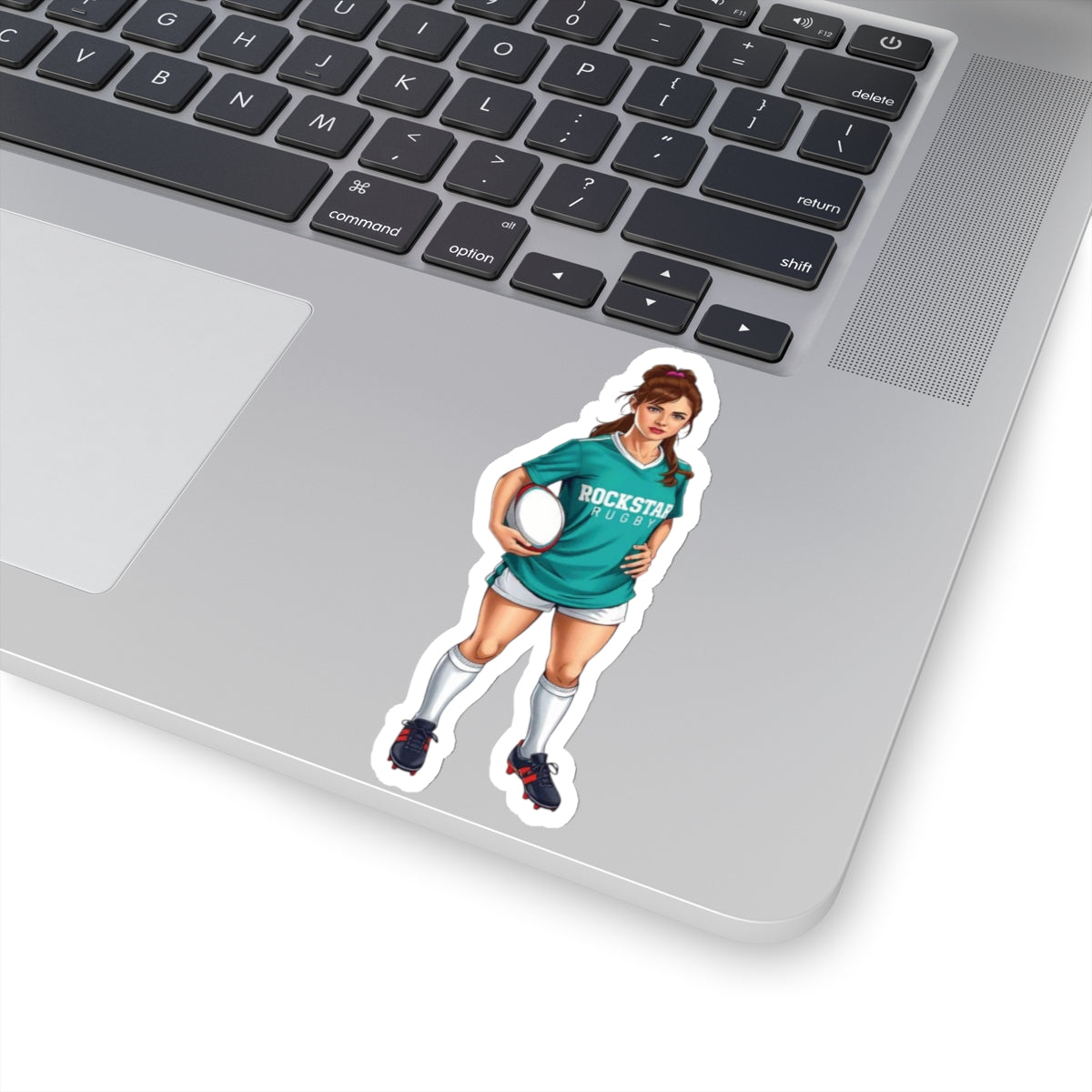 Rugby Girl Kiss-Cut Sticker