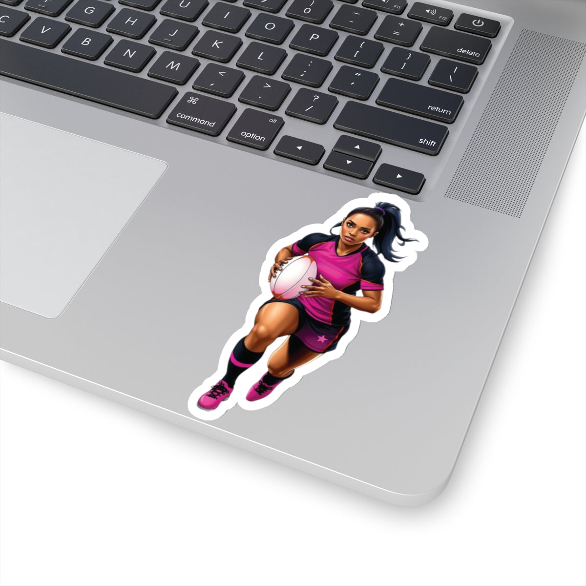 Rugby Girl Kiss-Cut Sticker
