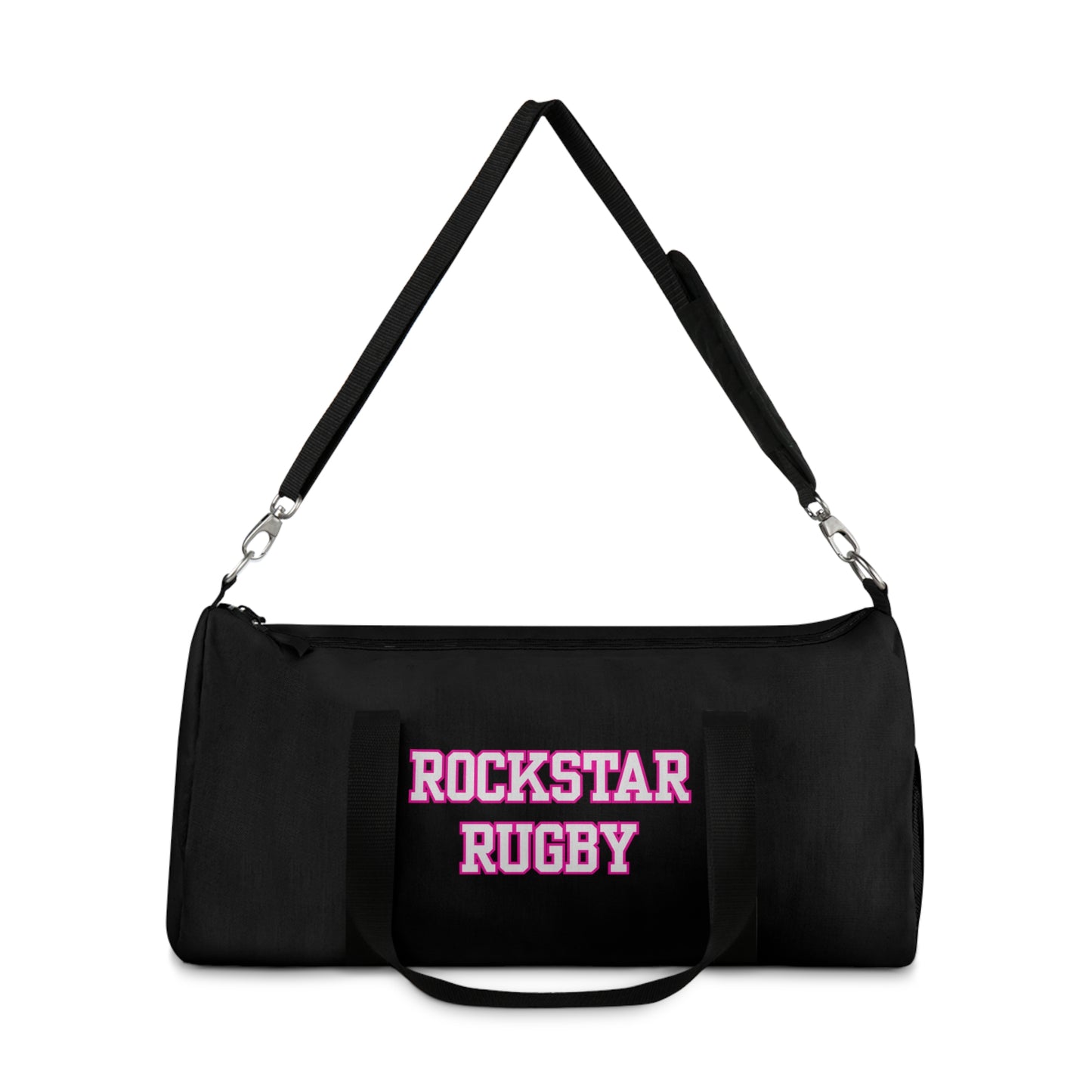 Rockstar Rugby Basic Black Duffel Bag