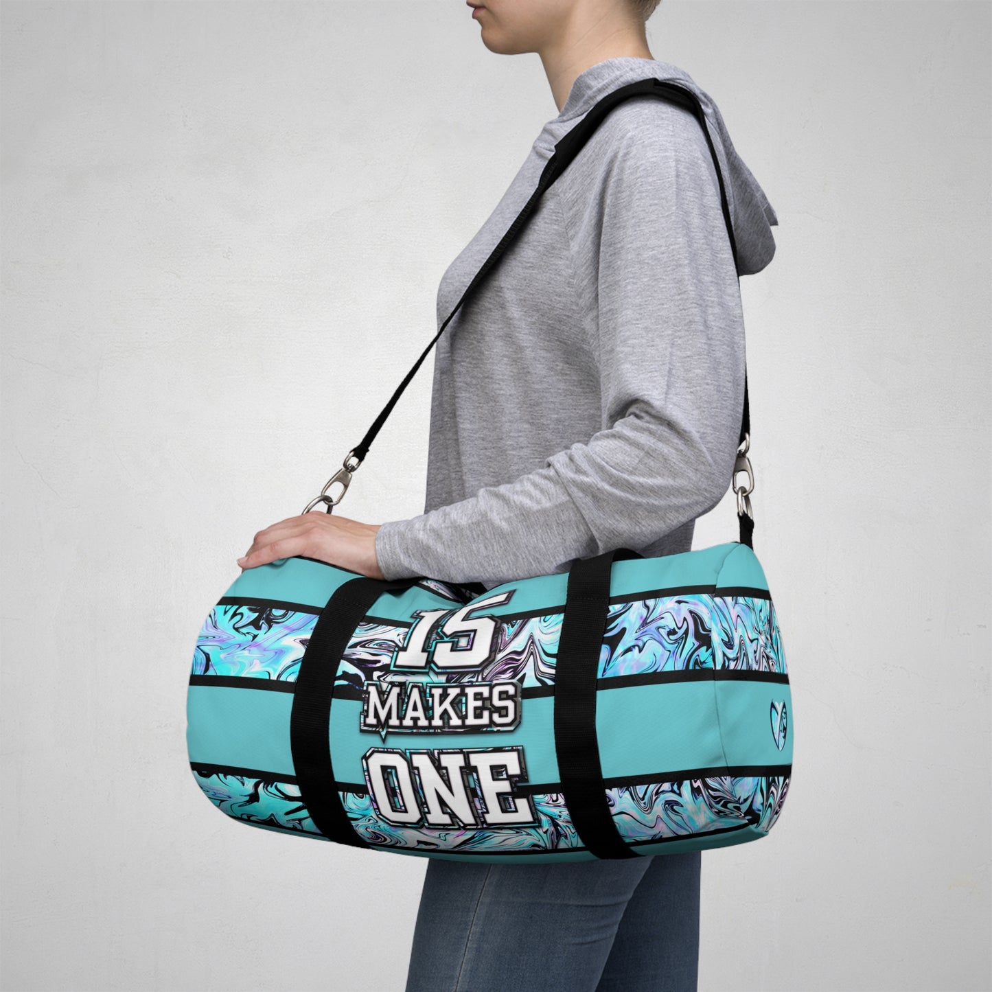 Blueberry Trails Duffel Bag - Happy Horizontal