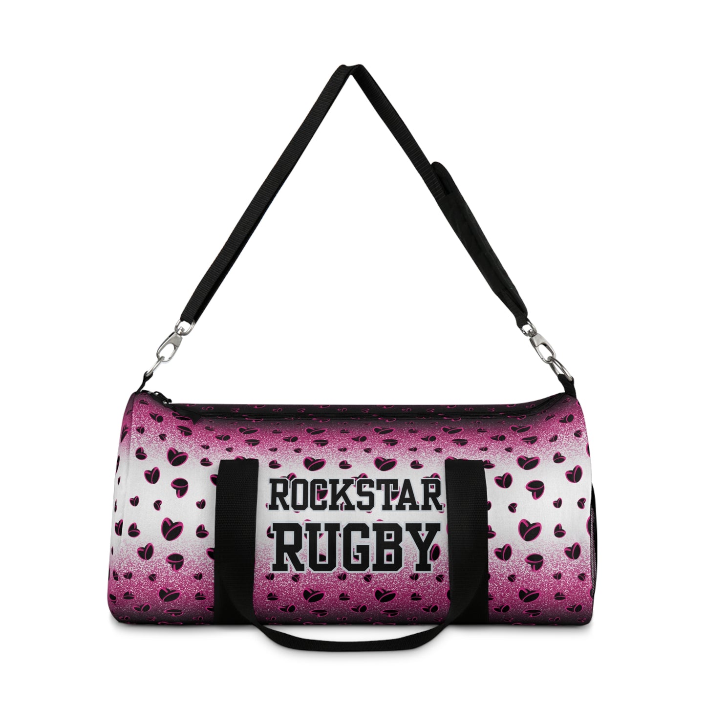 Pink Stardust & <3's Duffel Bag
