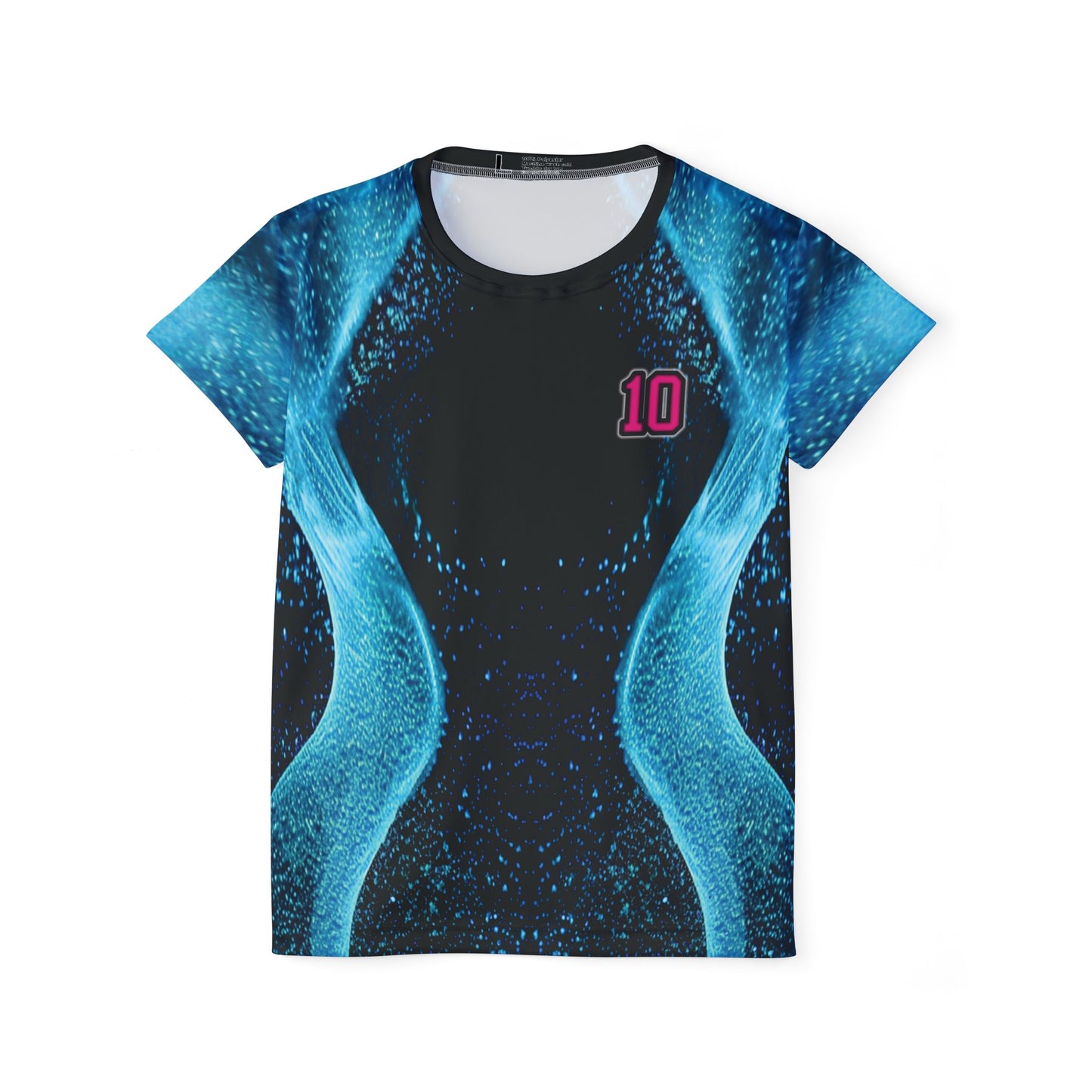 Glow Up Jersey - Cyan + Pink #10