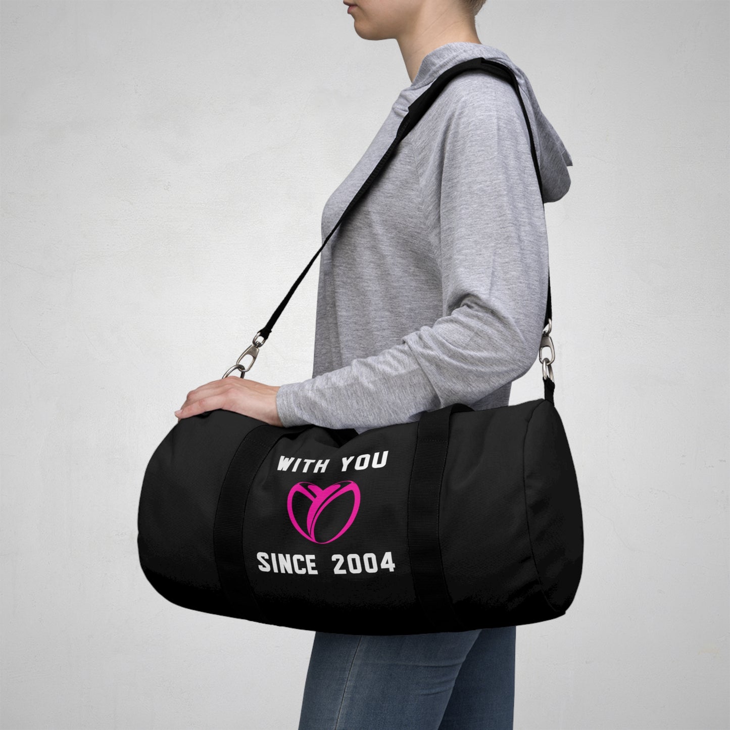 Rockstar Rugby Basic Black Duffel Bag