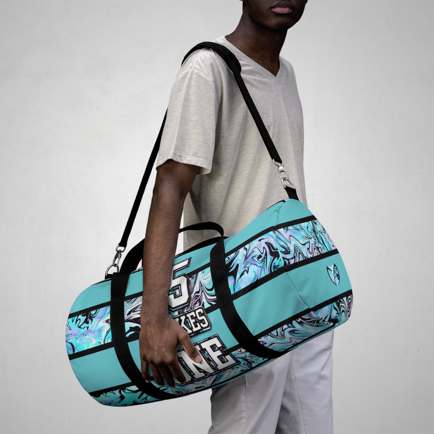 Blueberry Trails Duffel Bag - Happy Horizontal