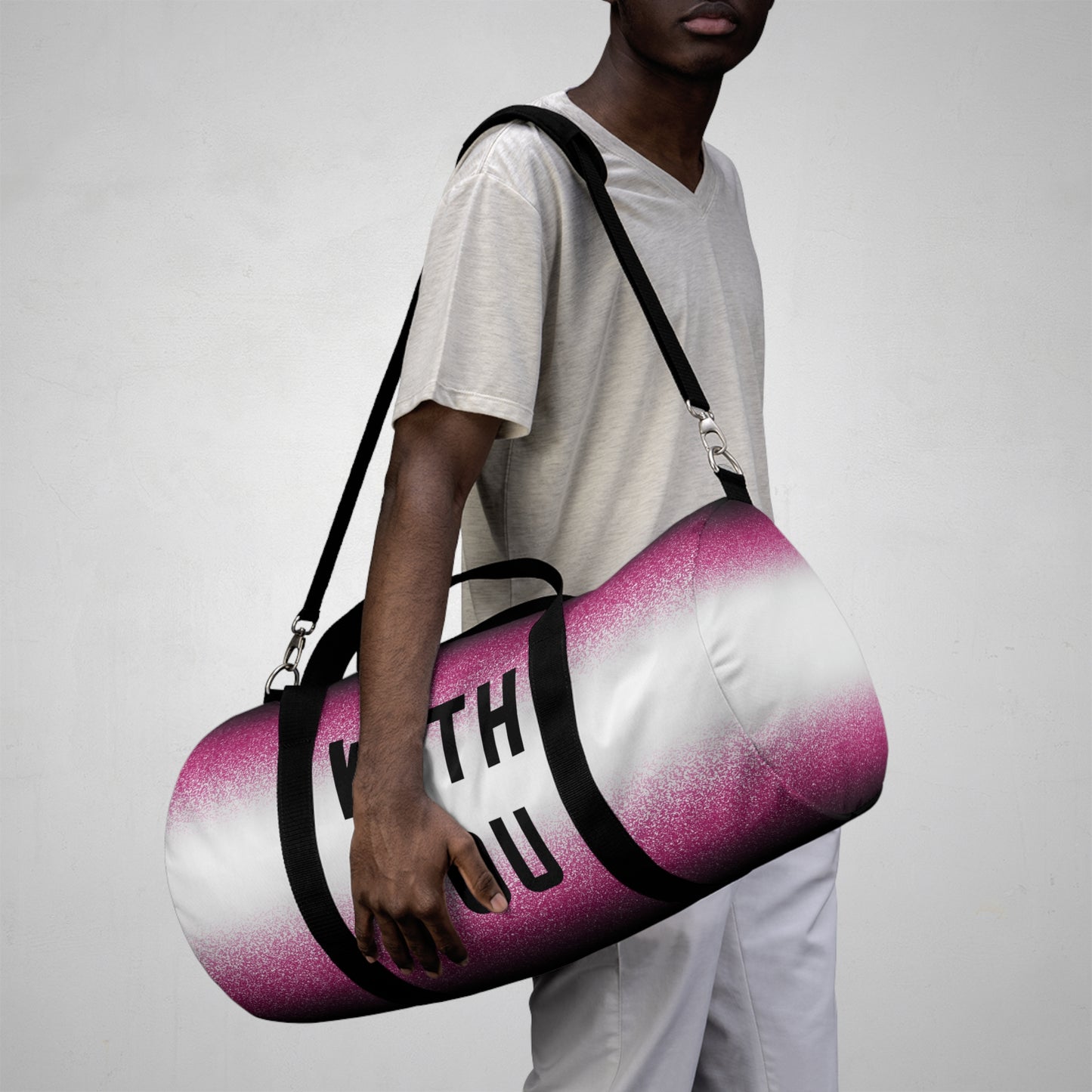Pink Stardust Duffel Bag