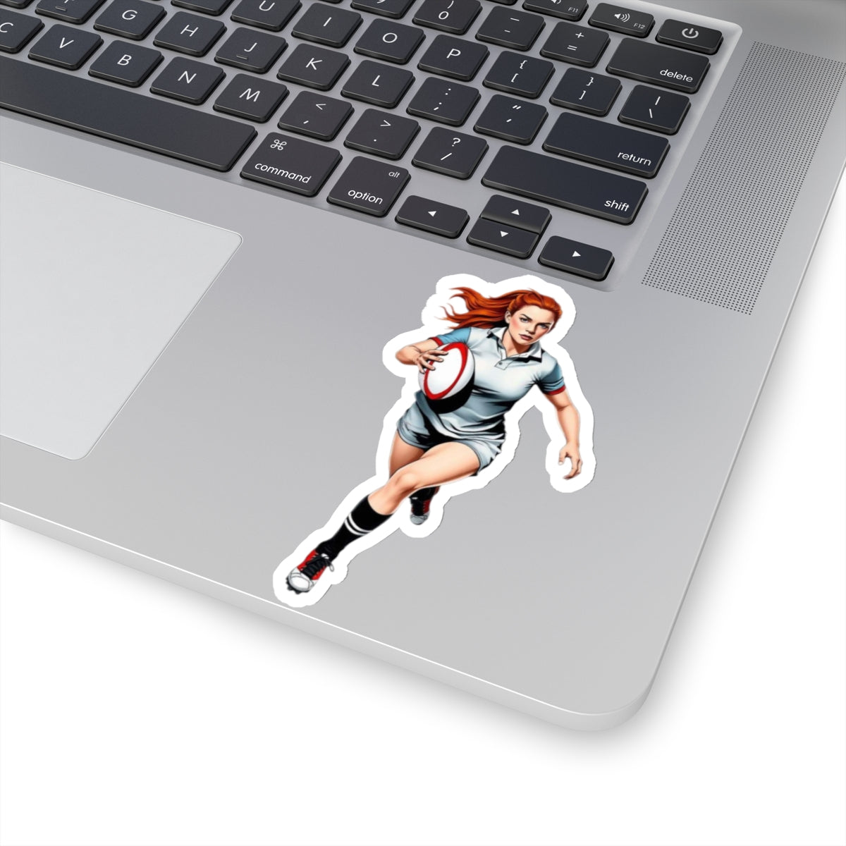 Rugby Girl Kiss-Cut Sticker