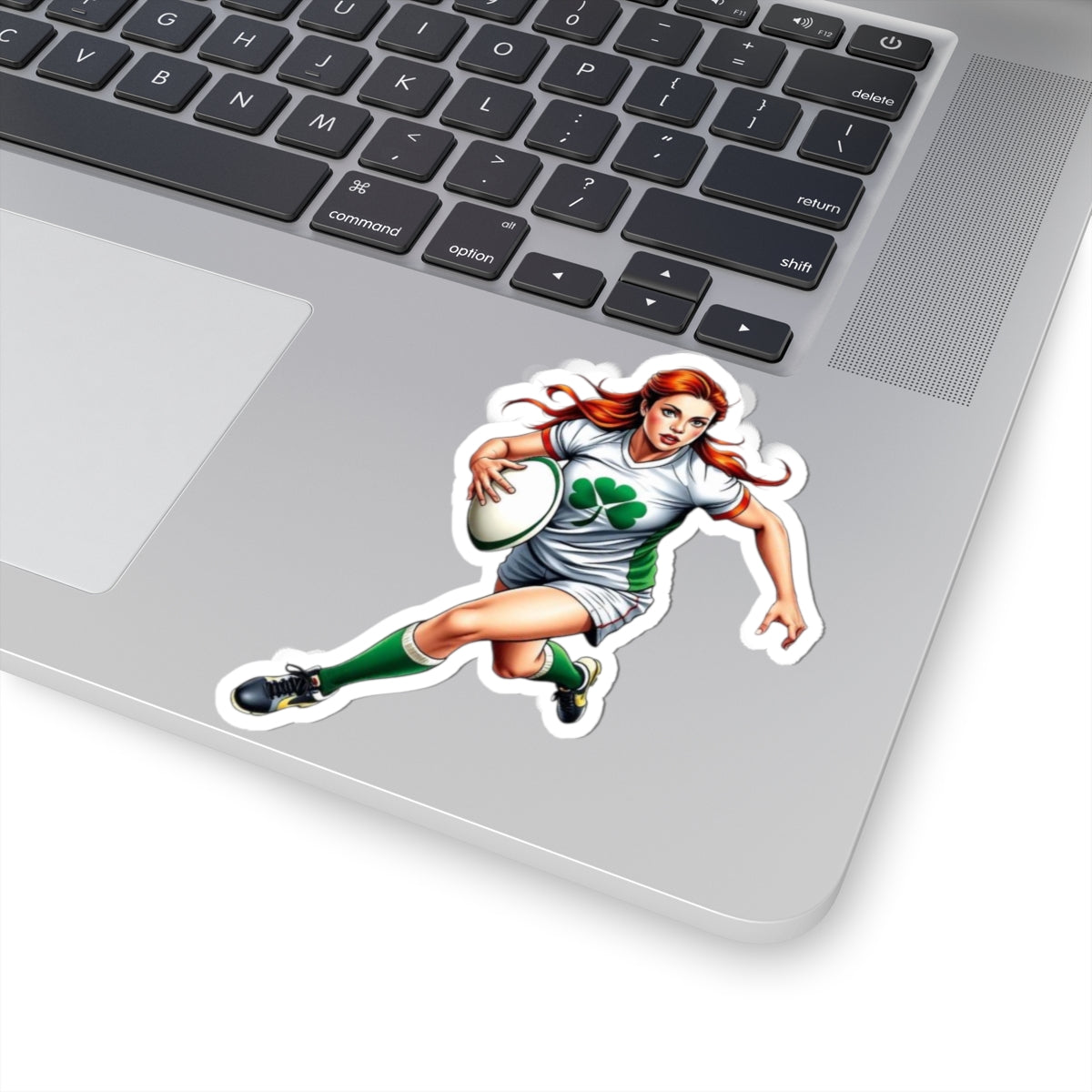 Rugby Girl Kiss-Cut Sticker