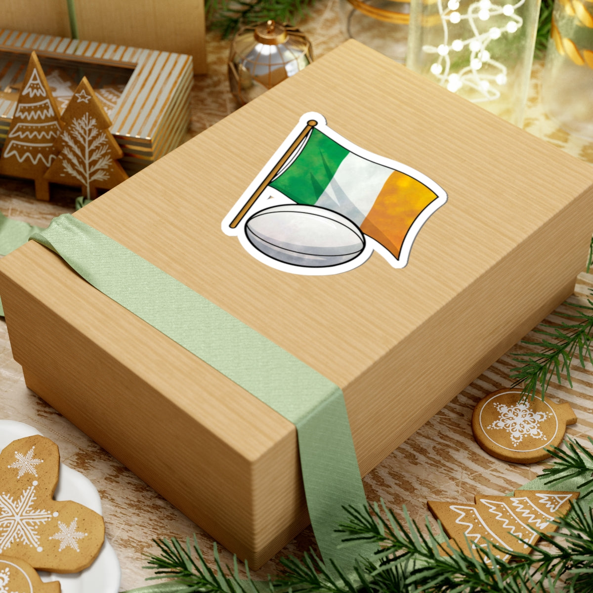 Irish Flag Kiss-Cut Sticker
