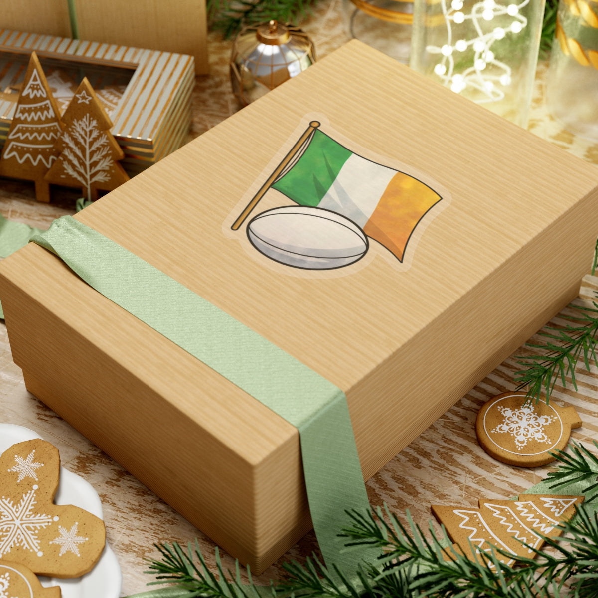 Irish Flag Kiss-Cut Sticker