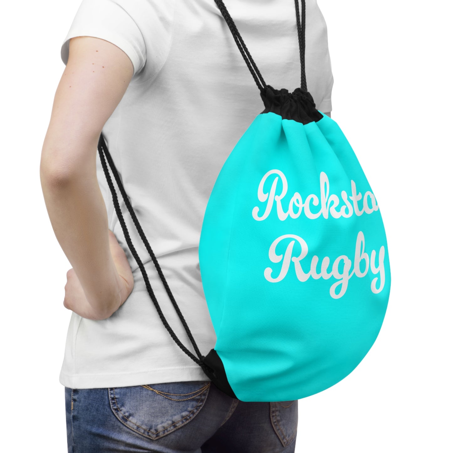 Rockstar Rugby Drawstring Bag