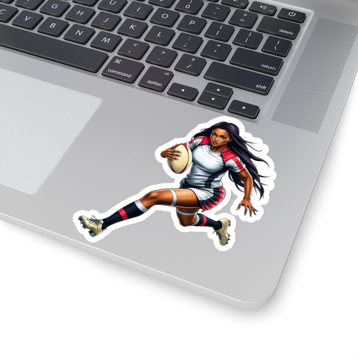 Rugby Girl Kiss-Cut Sticker