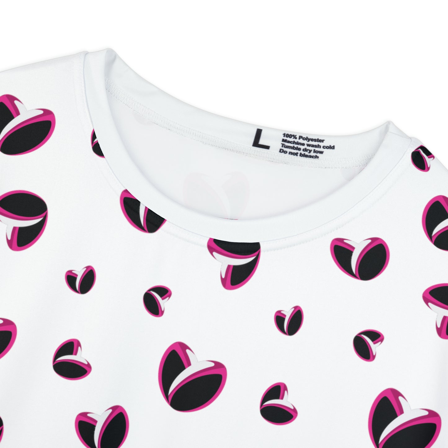 Rugby <3's Short Sleeve Shirt (White)