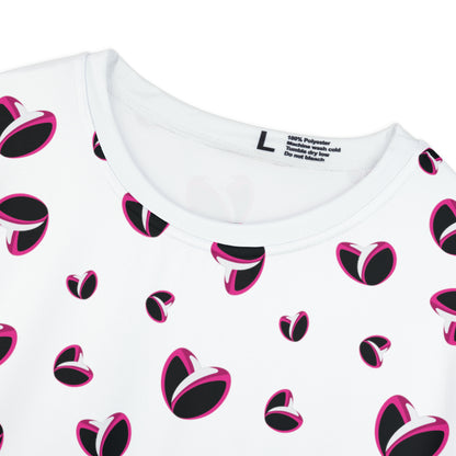 Rugby <3's Short Sleeve Shirt (White)