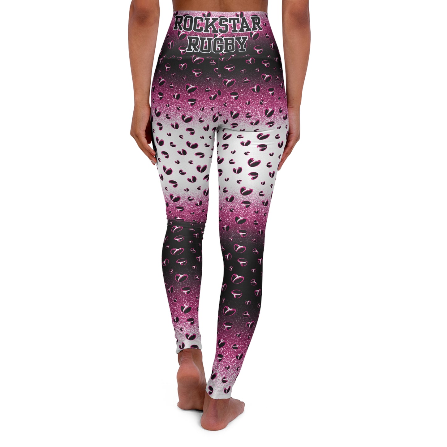 Pink Stardust & <3's High Waisted Leggings