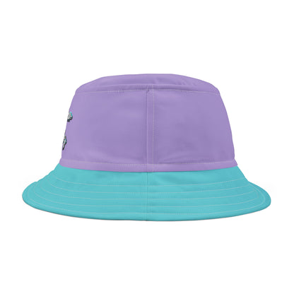 Aqua & Lavender Bucket Hat