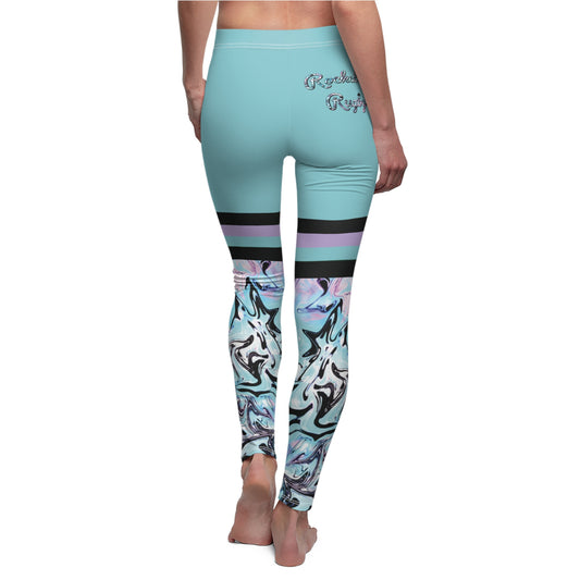 Blueberry Trails Leggings (Thigh-High)