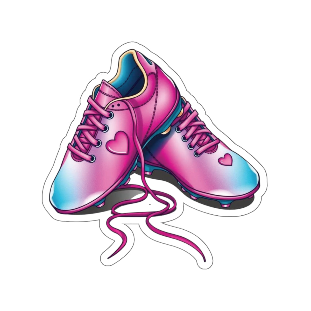 Rugby Boots Kiss-Cut Sticker