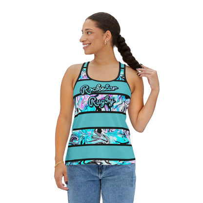 Blueberry Trails Striped Tank Top