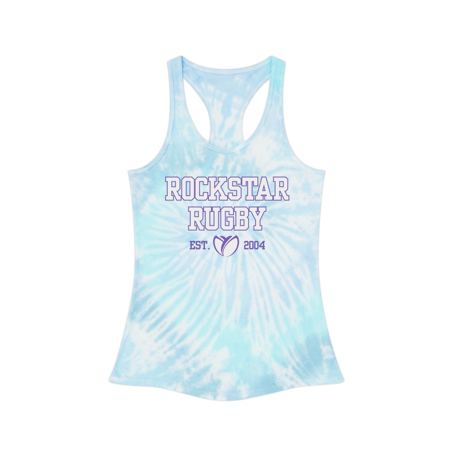 Lilac Logo Tie Dye Racerback Tank Top