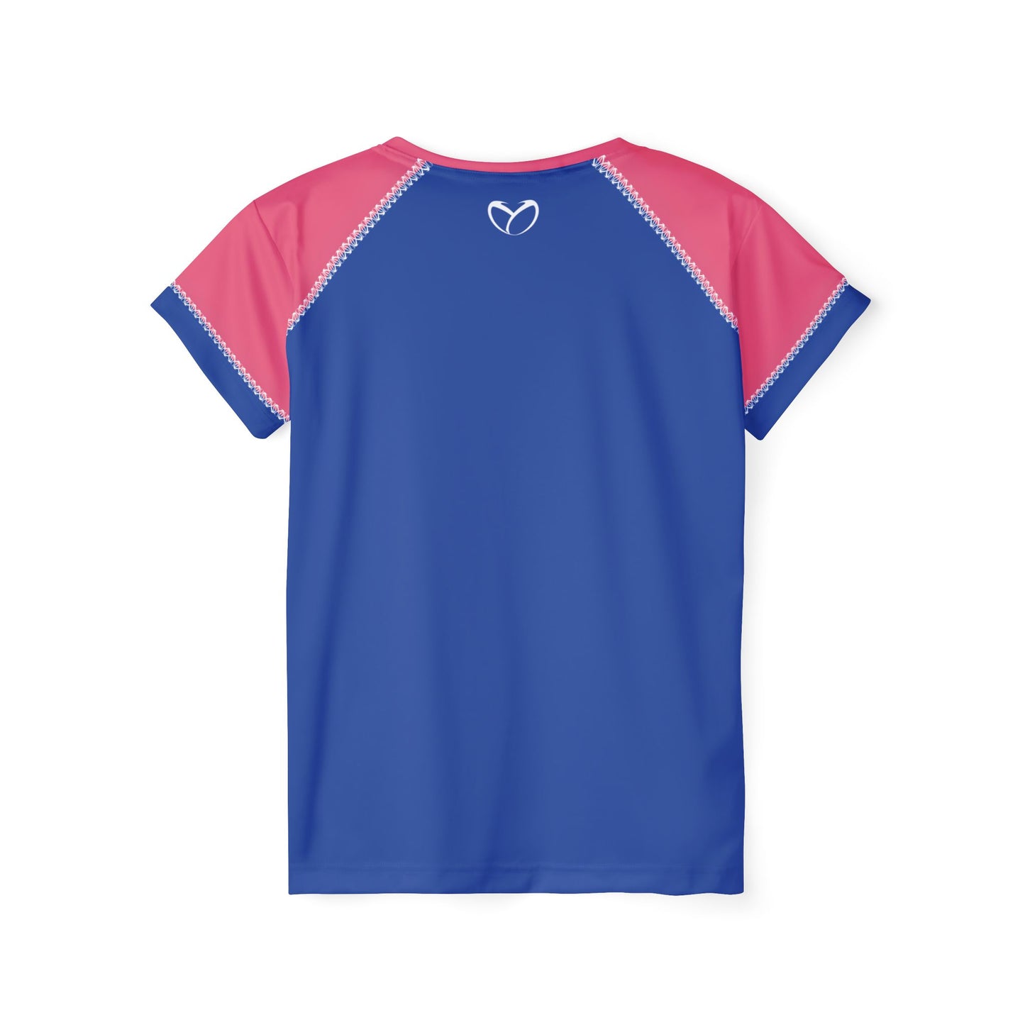 Practice Tee -  Blue and Coral