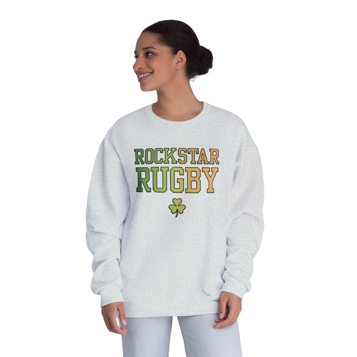 Rockstar Rugby Shamrock Crewneck Sweatshirt