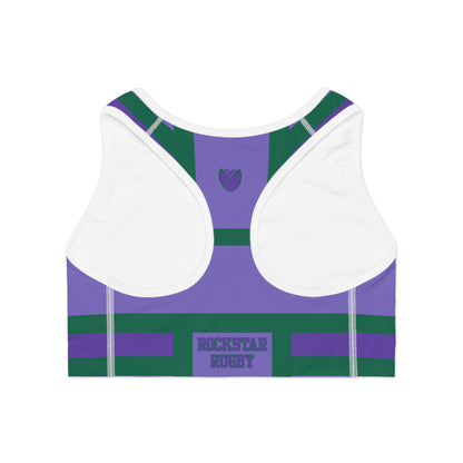Grape Soda Moisture Wicking Sports Bra