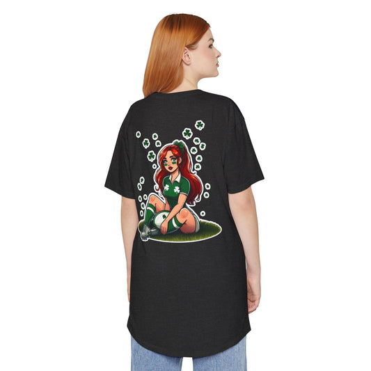 Lucky Shamrocks Long Body Urban Tee