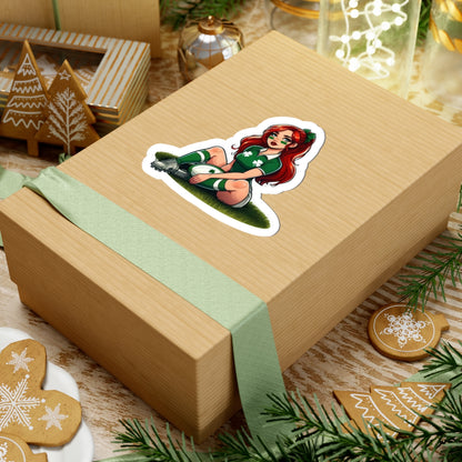 Lucky Shamrocks Kiss-Cut Sticker