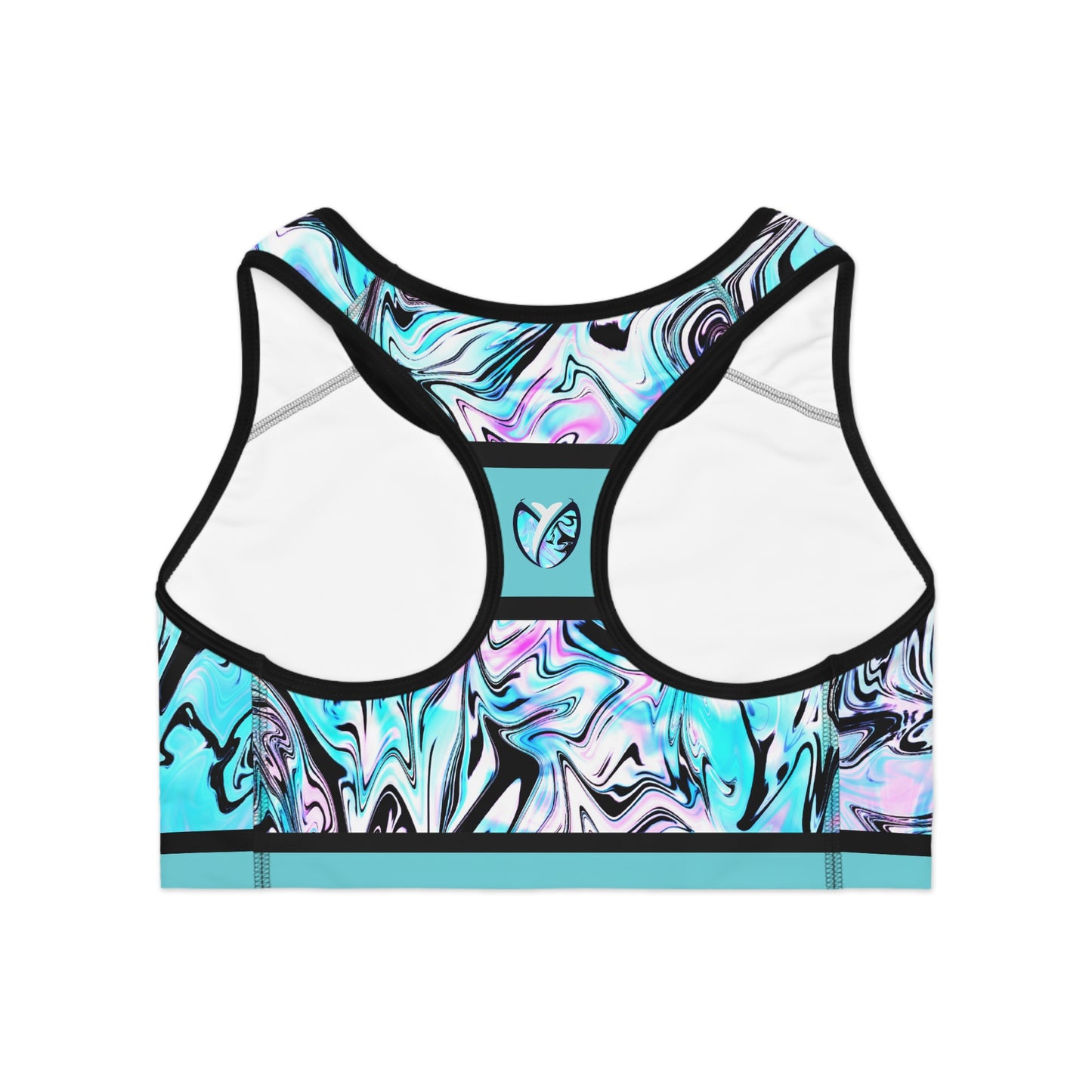 Blueberry Trails Moisture-Wicking Sports Bra