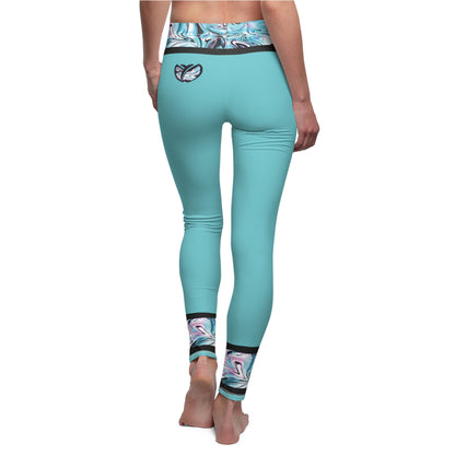 Blueberry Trails Leggings (Ankle Detail)