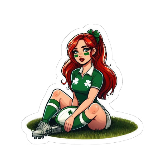 Lucky Shamrocks Kiss-Cut Sticker