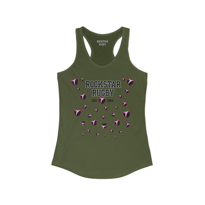 Rugby <3's Slim Fit Racerback Tank