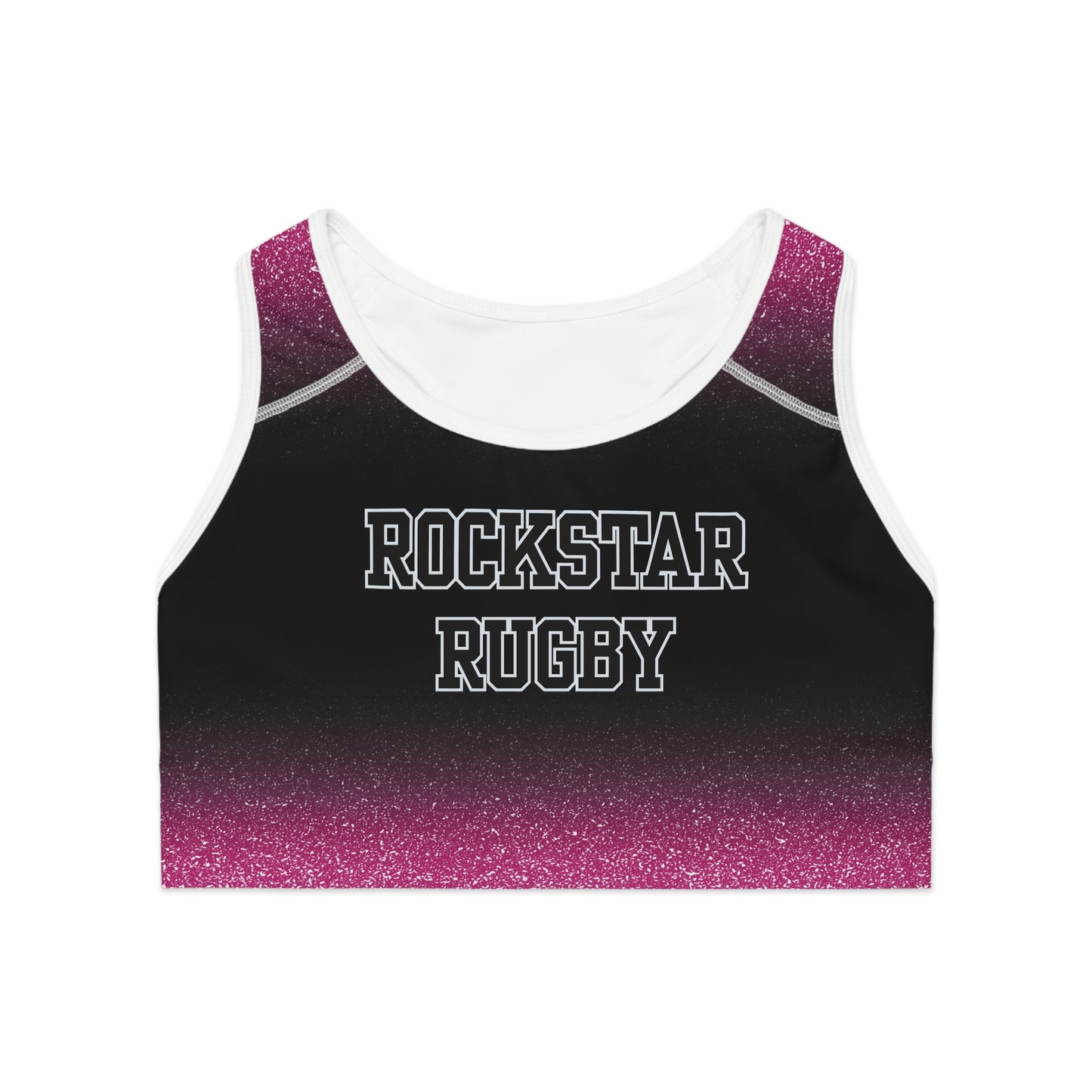 Pink Stardust Moisture Wicking Sports Bra
