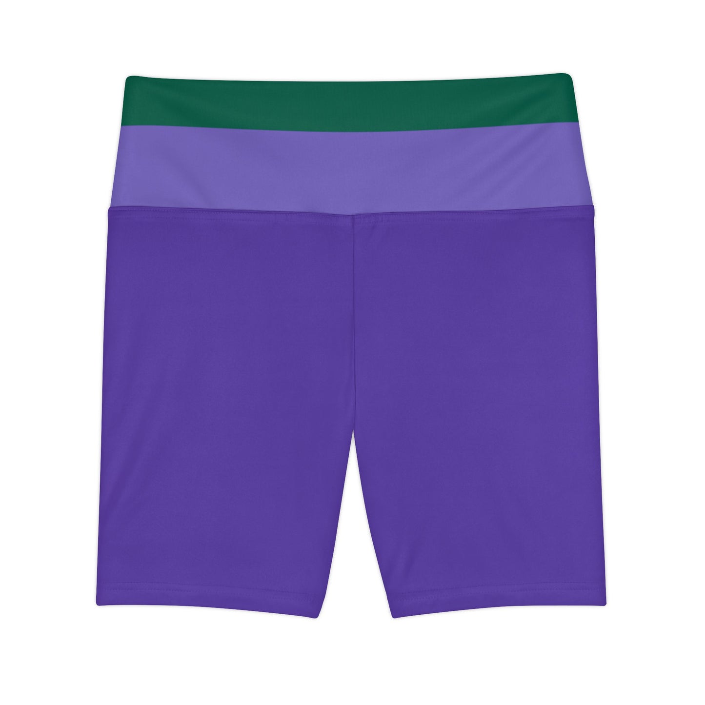 Grape Soda High Waisted Polyester/Spandex Shorts