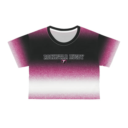 Pink Stardust Cropped Tee