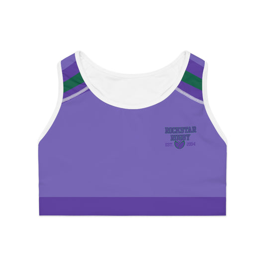 Grape Soda Moisture-Wicking Sports Bra