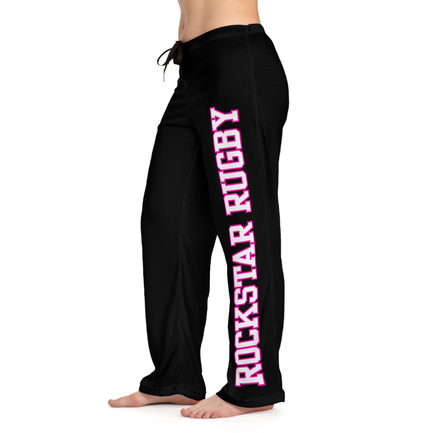 Black Rockstar Rugby Logo PJs