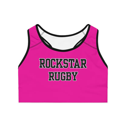 Basic Pink Moisture Wicking Sports Bra