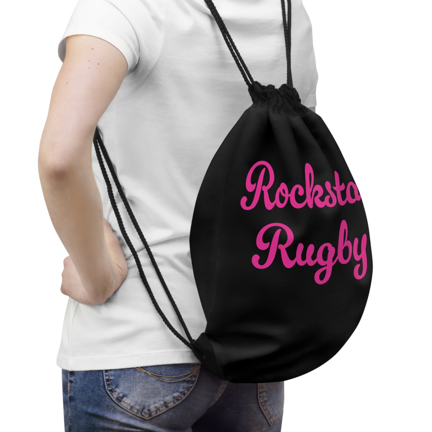 Rockstar Rugby Drawstring Bag